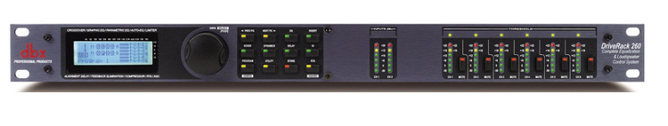 DBX DriveRack 260 前面板图